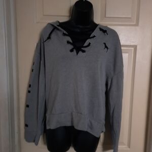 Pink hoodie sweatshirt  size small